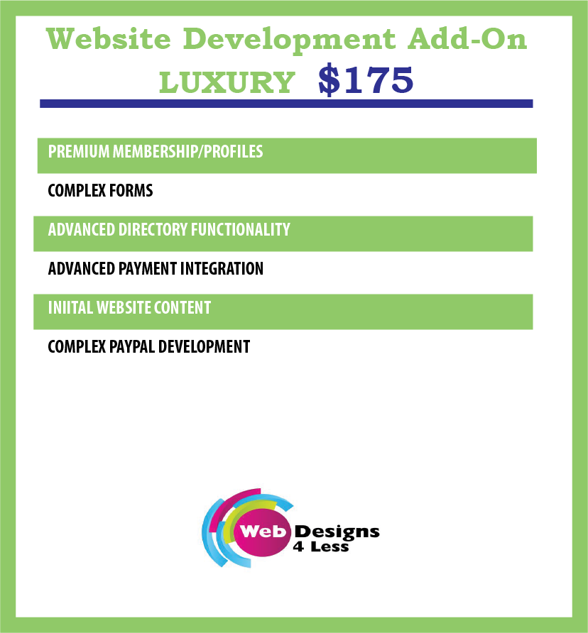 Website Development Addon Luxury